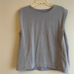 Grey Athleta workout top